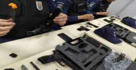 Agentes da Guarda Municipal fazem treinamento para uso de novo armamento