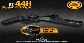 Taurus lança edição especial e limitada do premiado revólver Raging Hunter RT44H 