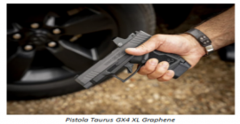 A premiada plataforma de pistolas Taurus GX4 conta agora com a mais nova versão XL Graphene